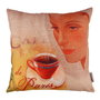 Aberto Design Cojín Multicolor 43 x 43 cm con Relleno de Silicona